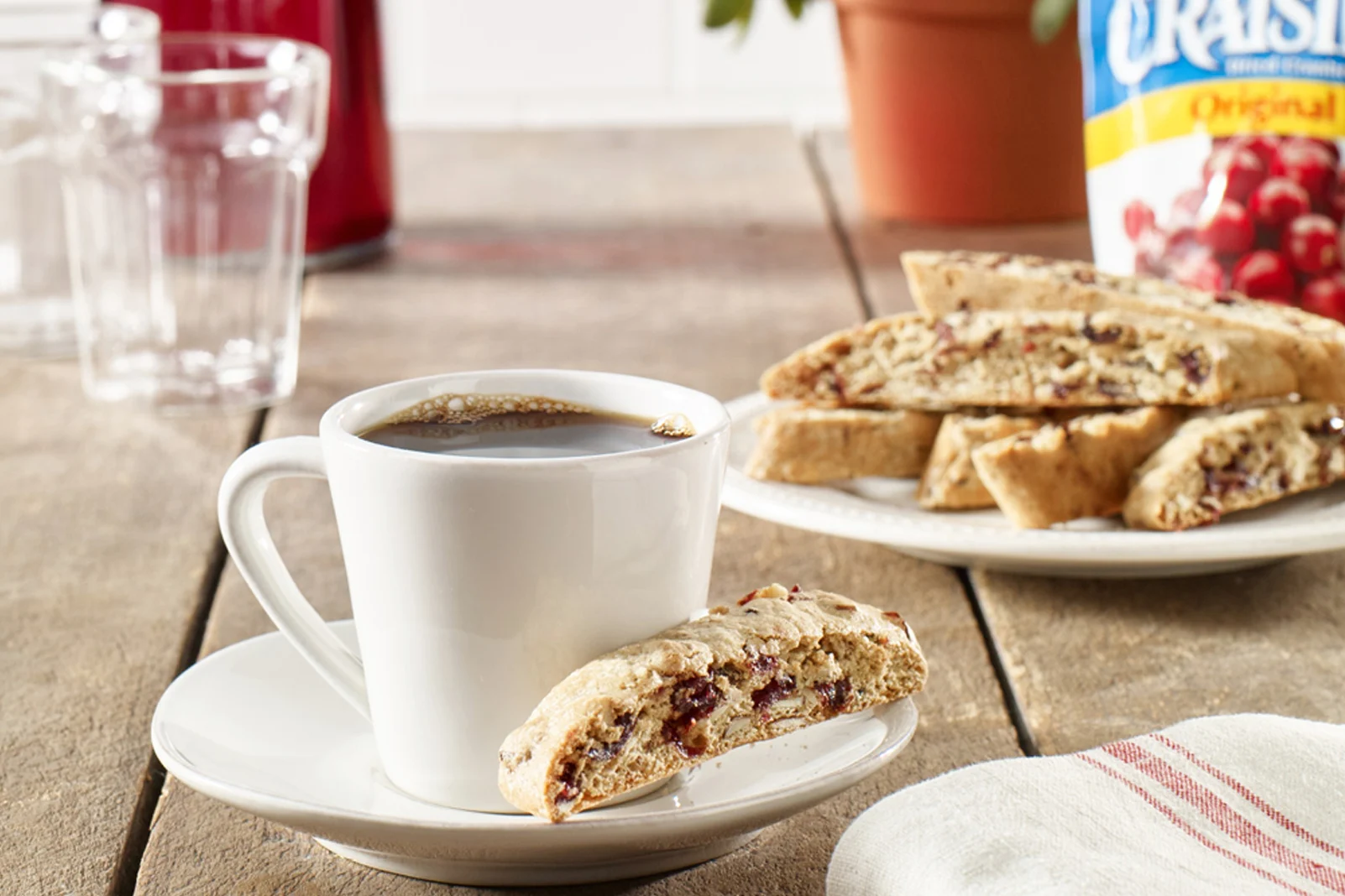 Biscotti de cranberry y almendra